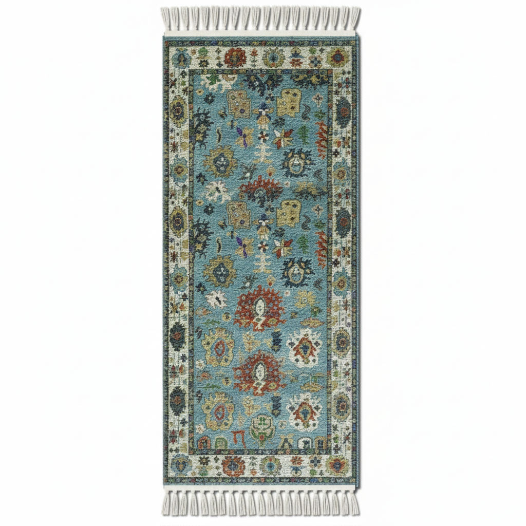 VELENARA - Hand Knotted Oushak Carpet